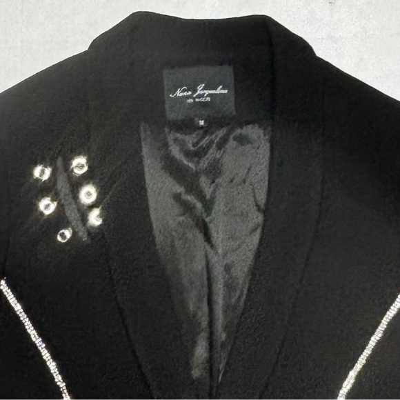 Nana Jacqueline Liliana Jewled Rhinestone Zip Up Blazer - Picture 4 of 7